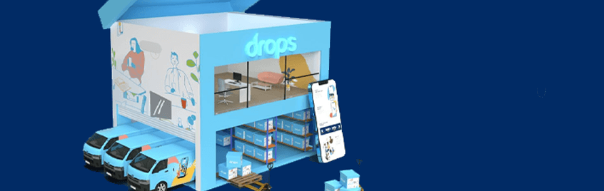 Drops promo code discount coupon banner